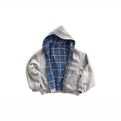 "Checkered" Zip-Up