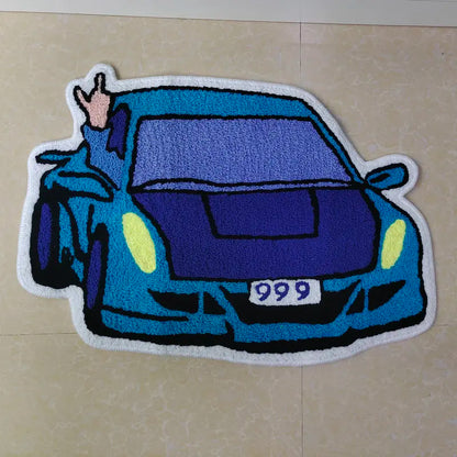 "999 Car" Rug