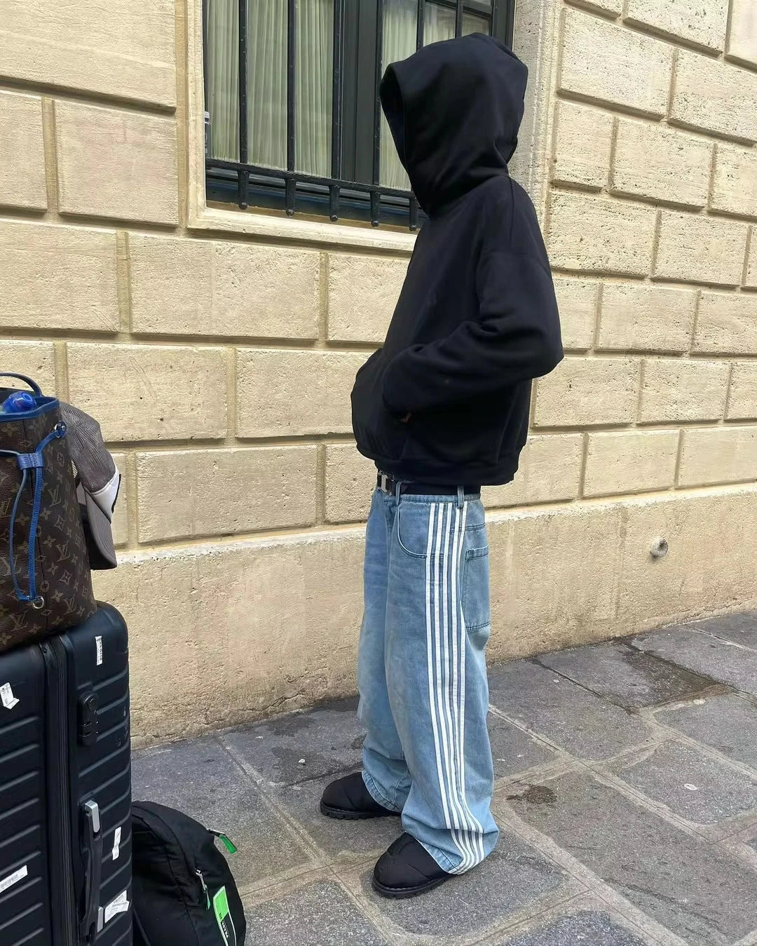 "Striped" Jeans