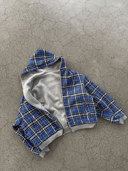 "Checkered" Zip-Up