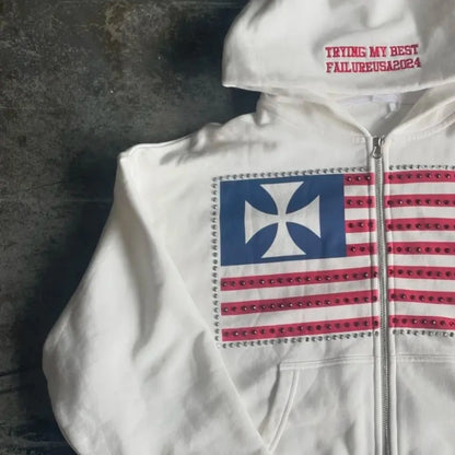 "USA" Zip-Up