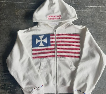 "USA" Zip-Up