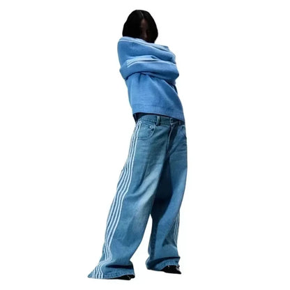 "Striped" Jeans