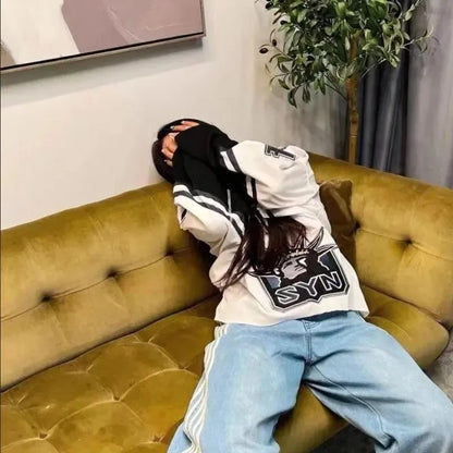 "Striped" Jeans