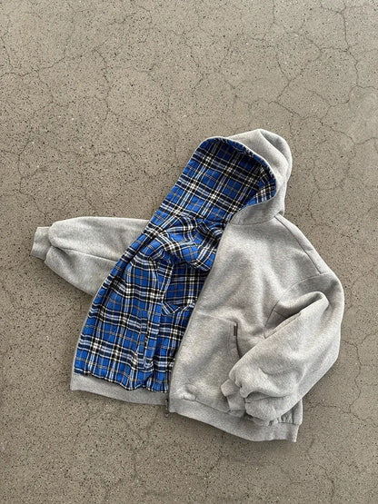 "Checkered" Zip-Up