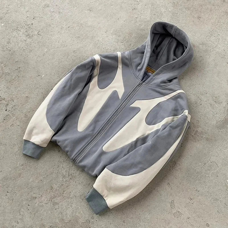 "Wave" Zip-Up