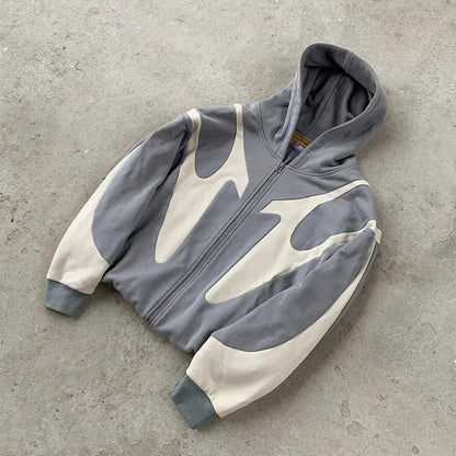 "Wave" Zip-Up