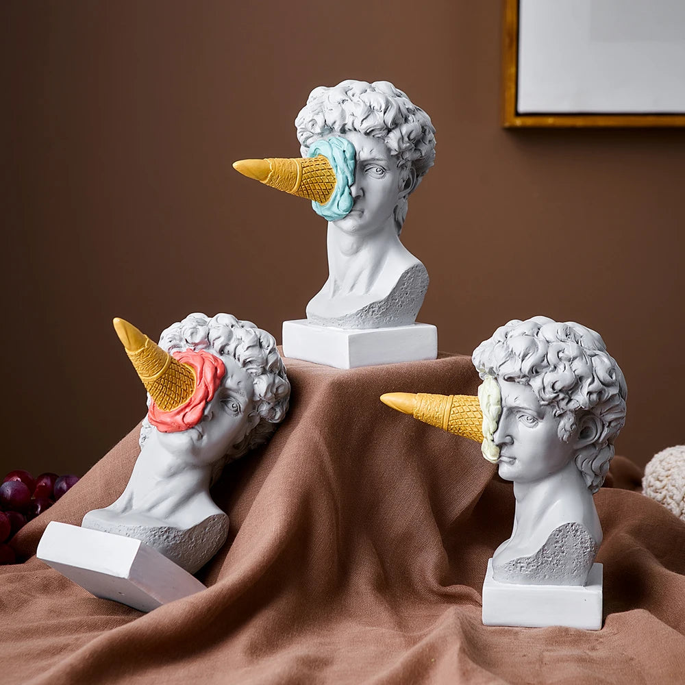 "Ice Cream David" Sculpture