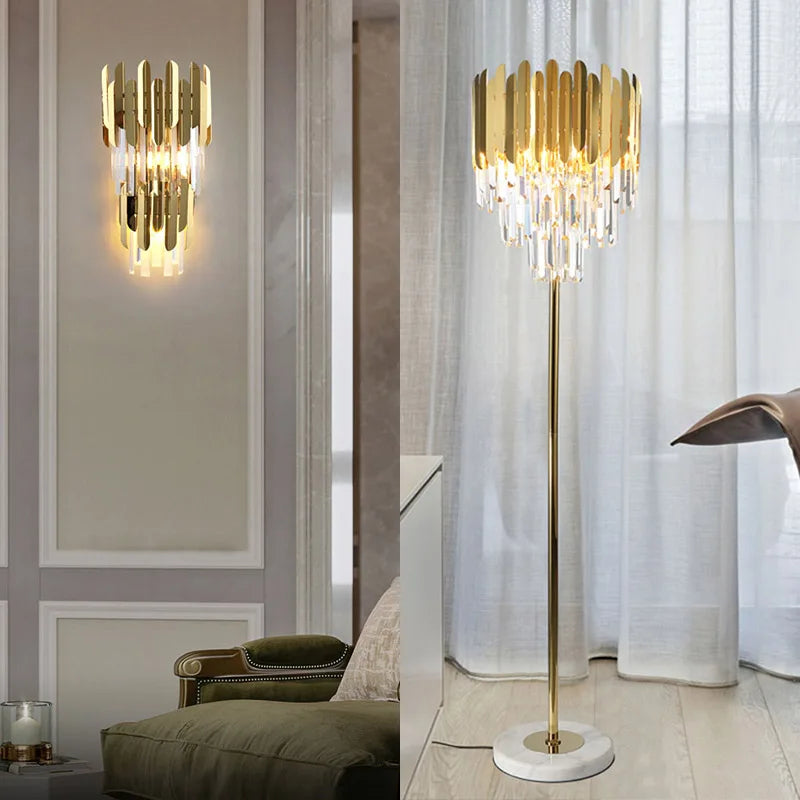 "Gold Crystal" Lamp