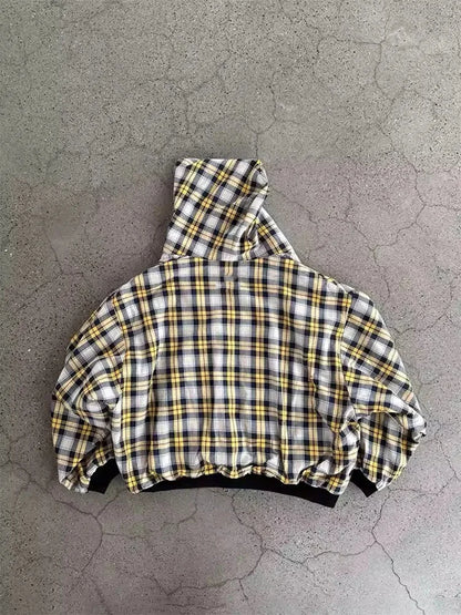 "Checkered" Zip-Up