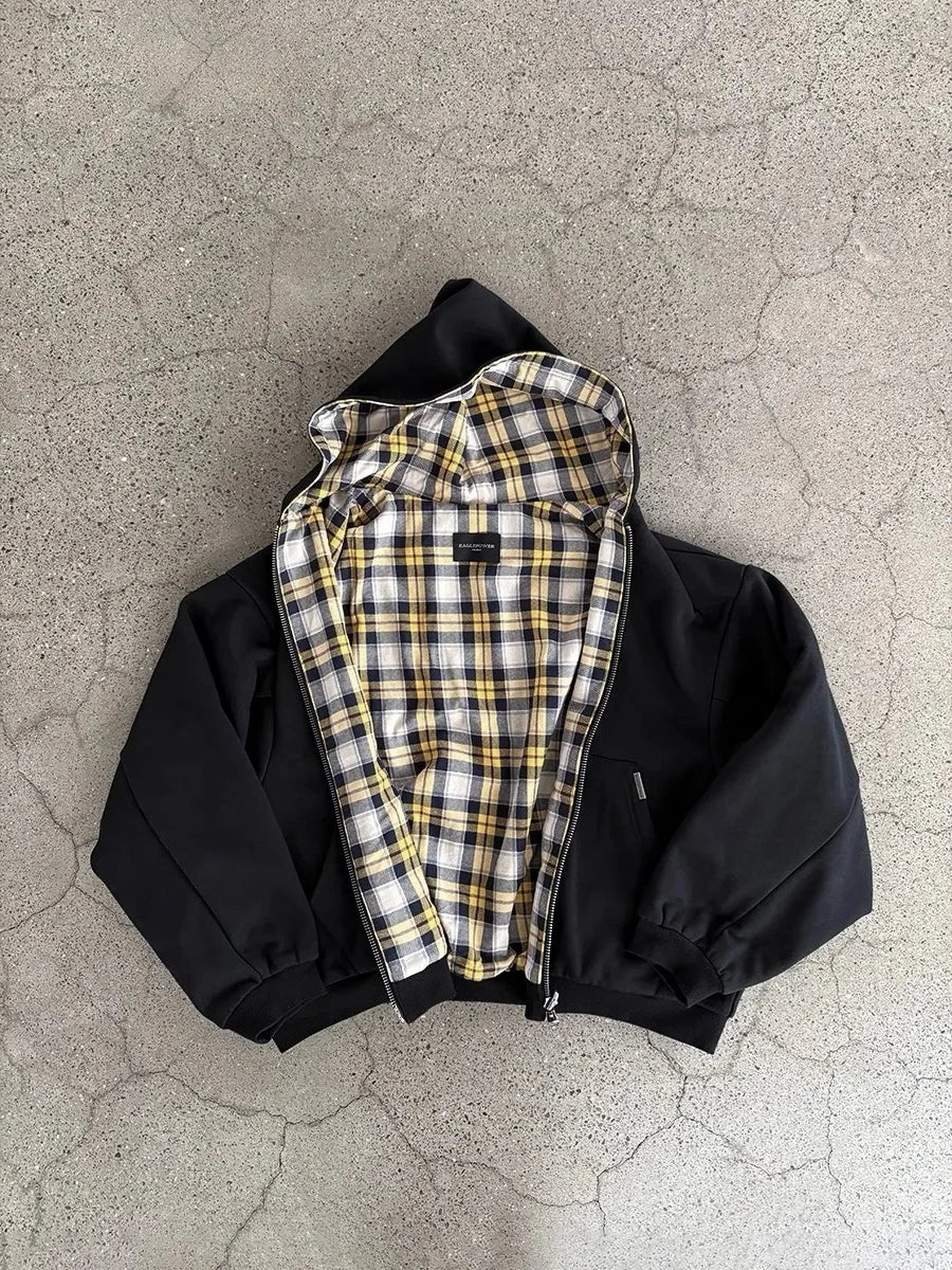 "Checkered" Zip-Up