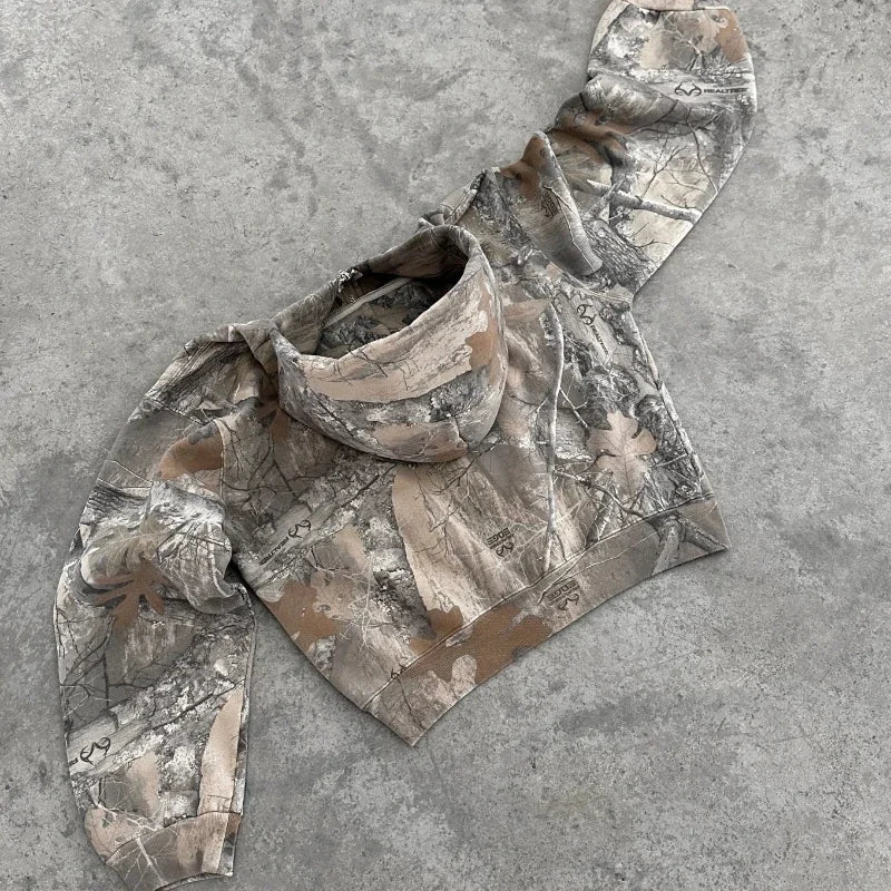 "Camouflage" Zip-Up