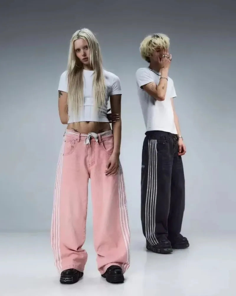 "Striped" Jeans